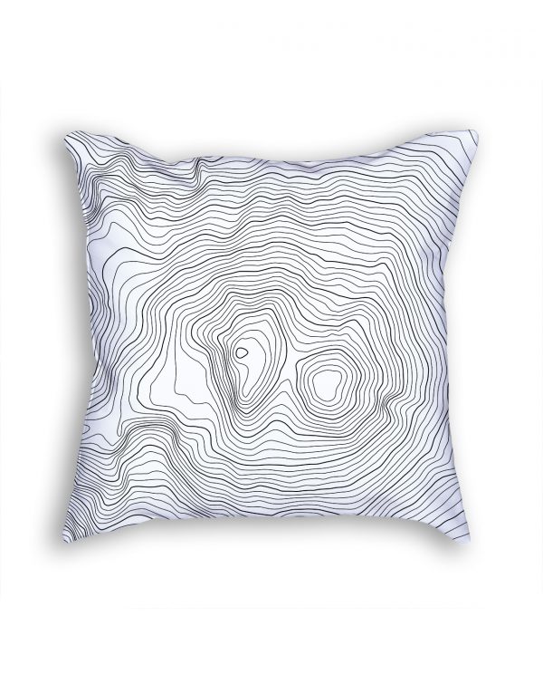 Mount Elbrus Russia Decorative Throw Pillow White