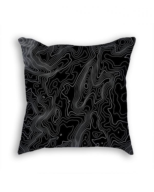 Mount Kosciuszko Australia Decorative Throw Pillow Black