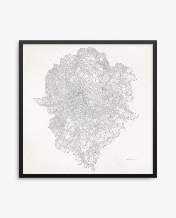 Mount Jefferson Vintage Poster