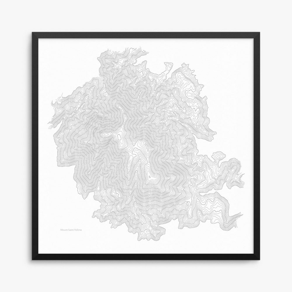 Mount Saint Helena Framed Poster